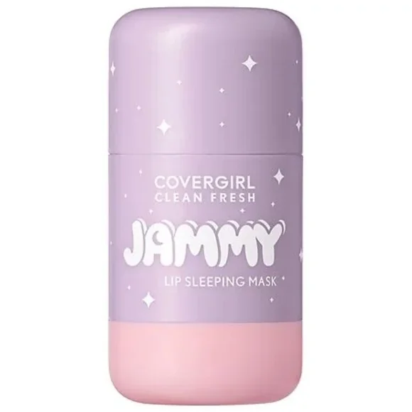 COVERGIRL Clean Fresh Jammy Lip Sleeping Mask - Lavender and Blush - Picture 1 of 6